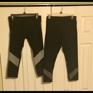 Lorna Jane (M) cropped workout leggings